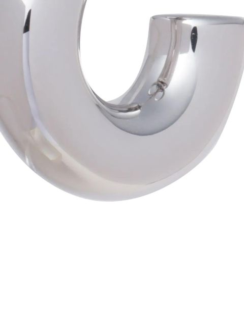 Missoma chunky hoop earrings - Silver