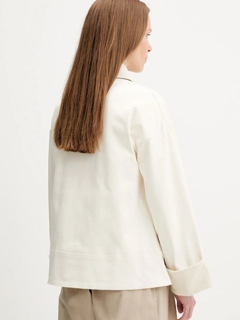 Barbour kurtka ABBEY kolor beżowy przejściowa LCA0362