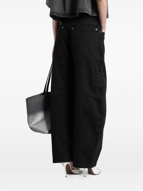 Alexander Wang pre-styled mid-rise jeans - Black