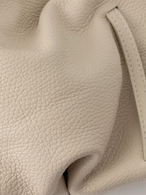 Answear.LAB torebka skórzana kolor beżowy