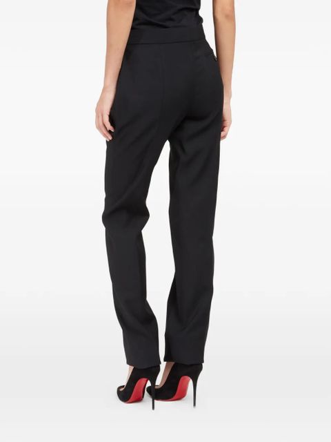 Alexander McQueen high-waist tailored trousers - Black