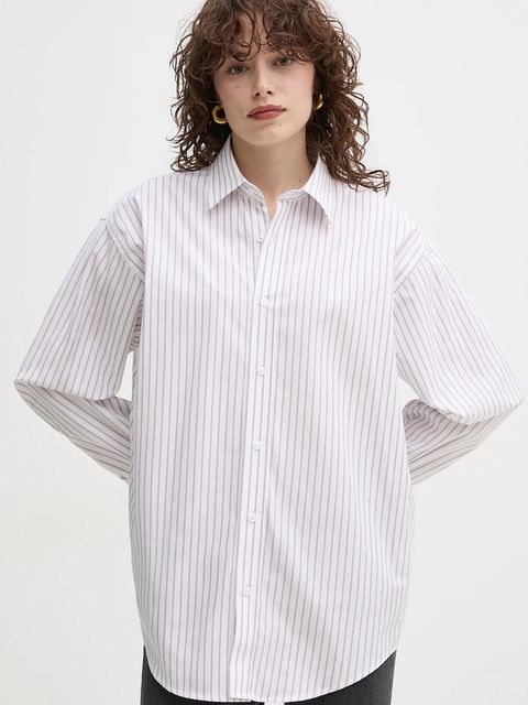 Filippa K koszula bawełniana damska kolor biały relaxed z kołnierzykiem klasycznym 31080 - zdjęcie produktu nr 1