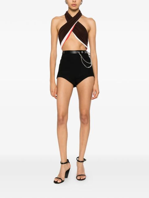 Coperni crossed top - Brown - zdjęcie produktu nr 2