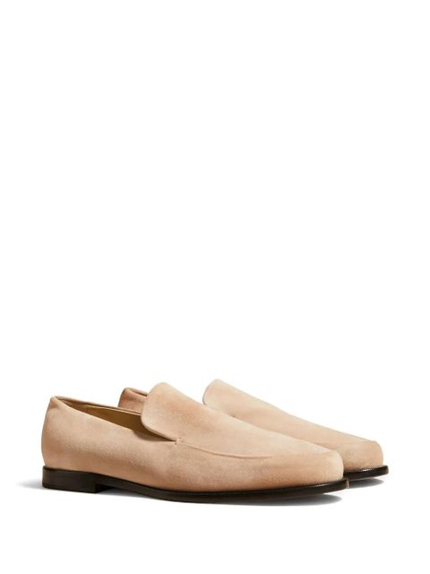 KHAITE Alessio suede loafers - Neutrals - zdjęcie produktu nr 2