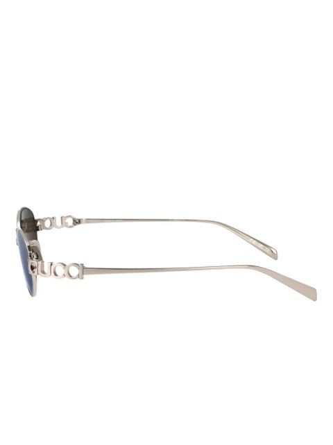 Gucci Eyewear oval-frame sunglasses - Silver