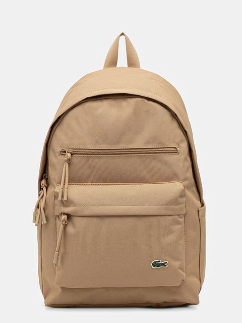 Lacoste plecak kolor zielony duży gładki NU5180NE - zdjęcie produktu nr 1