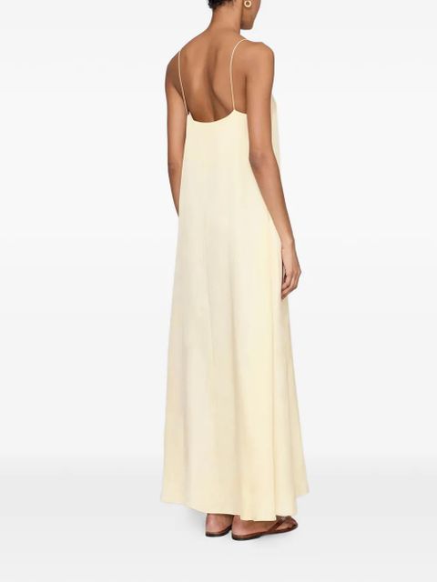ANINE BING Mae sleeveless maxi dress - Yellow