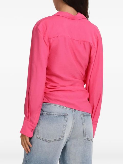 Jacquemus Bahia knot-detail shirt - Pink