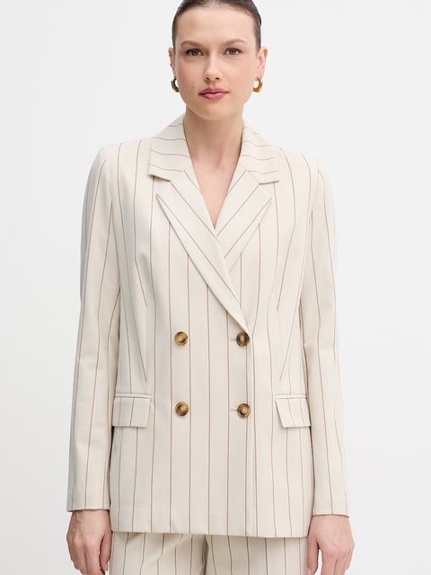 United Colors of Benetton marynarka dwurzędowa damska z wiskozy - zdjęcie produktu nr 2