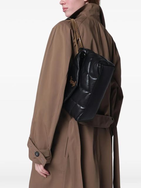 Saint Laurent small Loulou puffer shoulder bag - Black - zdjęcie produktu nr 2