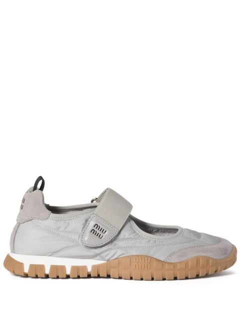 Miu Miu Tyre ballerina shoes - Grey - zdjęcie produktu nr 1