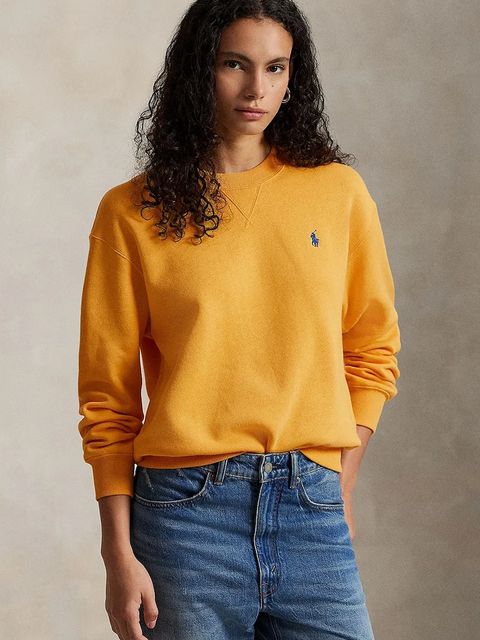 Polo Ralph Lauren bluza damska kolor żółty gładka 211971697 - zdjęcie produktu nr 1