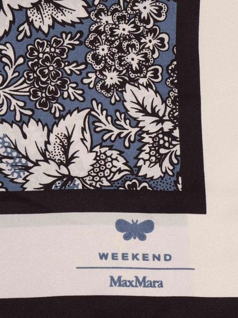 Weekend Max Mara WkaOnesto floral-print scarf - Blue