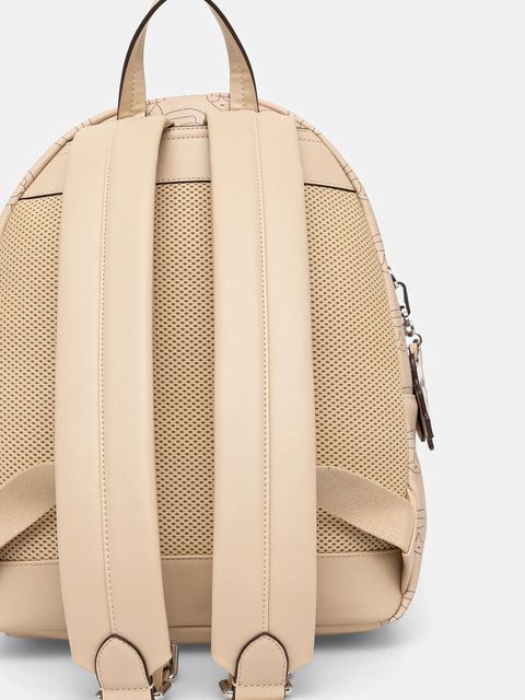 Karl Lagerfeld plecak IKON damski kolor beżowy duży wzorzysty A1W30133