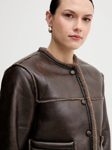 Hoss Intropia kurtka kolor brązowy przejściowa 5452476