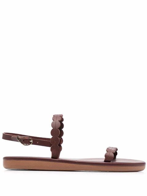 Ancient Greek Sandals Aroula leather sandals - Brown - zdjęcie produktu nr 1