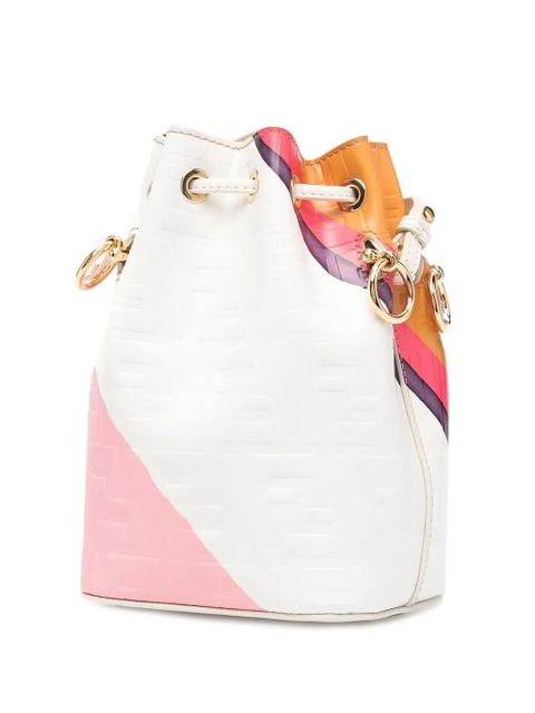 FENDI small Mon Tresor bucket bag - White