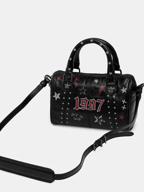 ZADIG&VOLTAIRE torebka skórzana kolor czarny LWBA04146