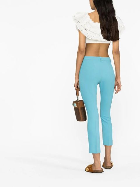 ETRO cropped tailored trousers - Blue - zdjęcie produktu nr 2
