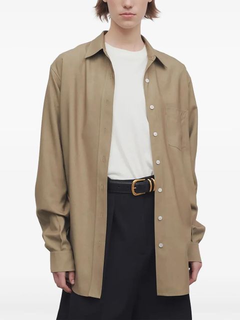 The Row silk shirt - Neutrals - zdjęcie produktu nr 2