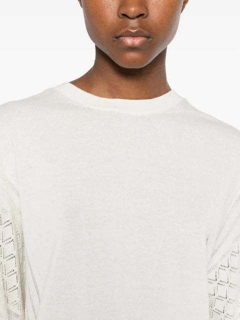 Ba&Sh boat-neck sweater - Neutrals