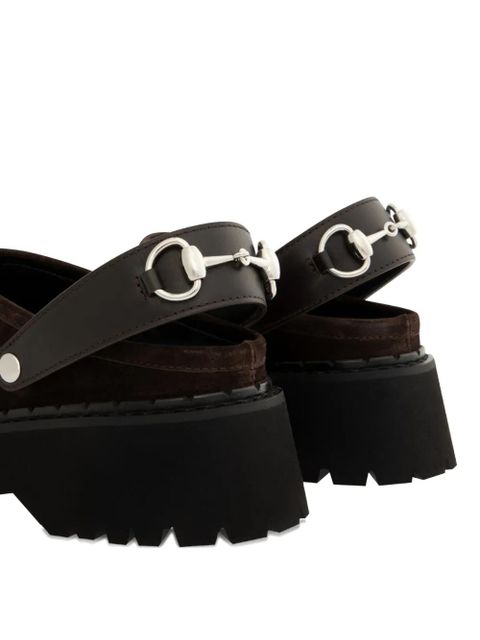 Gucci Horsebit-detail mules - Brown - zdjęcie produktu nr 2