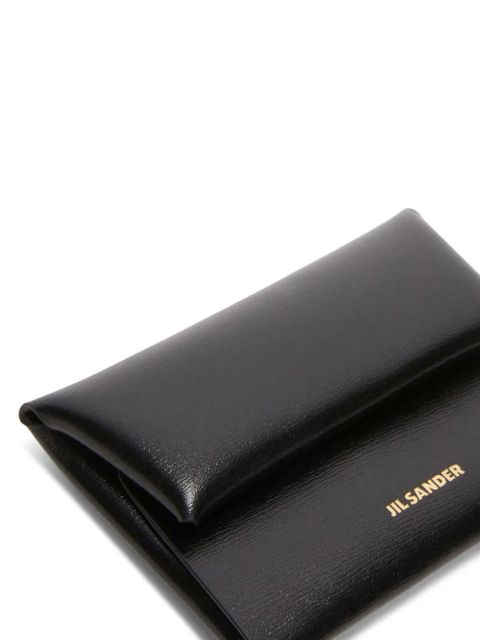 Jil Sander saffiano-texture wallet - Black