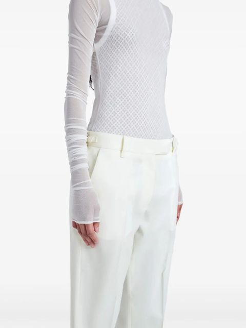 Proenza Schouler wool tailored trousers - White