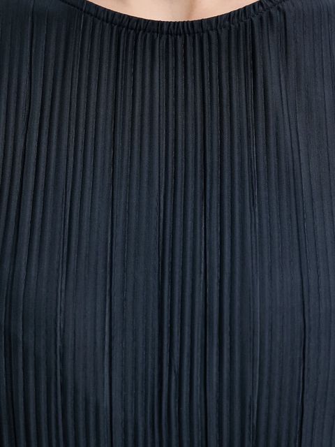 Samsoe Samsoe bluzka SAUMA damska kolor granatowy gładka F24900010