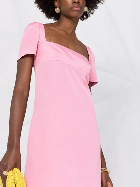Valentino Garavani square-neck mini dress - Pink