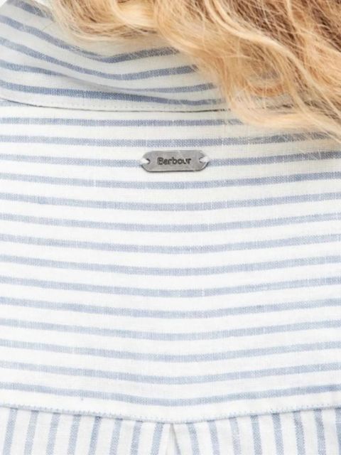 Barbour striped long-sleeve shirt - Neutrals