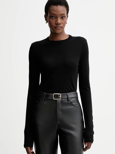 Filippa K longsleeve kolor czarny 32045 - zdjęcie produktu nr 1