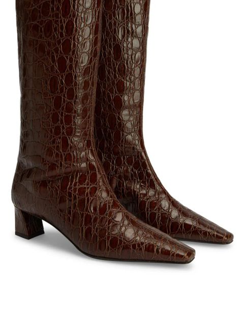 Giuseppe Zanotti 45mm Janiee Plus boots - Brown - zdjęcie produktu nr 2