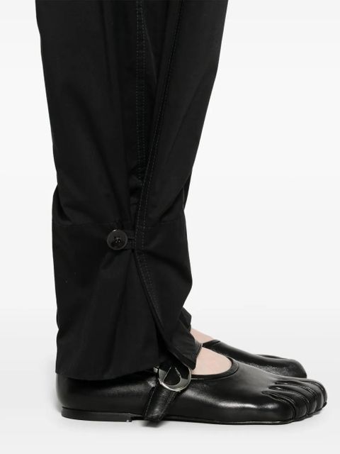 LEMAIRE cotton trousers - Black