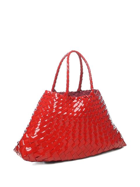 DRAGON DIFFUSION woven tote bag - Red