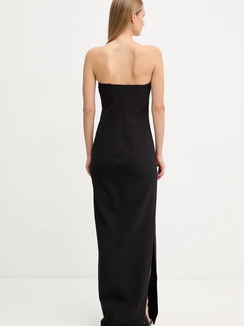 Elisabetta Franchi sukienka kolor czarny maxi prosta ABR4652E3 - zdjęcie produktu nr 2