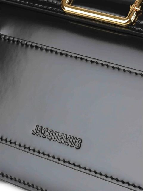 Jacquemus metal flap shoulder bag - Black