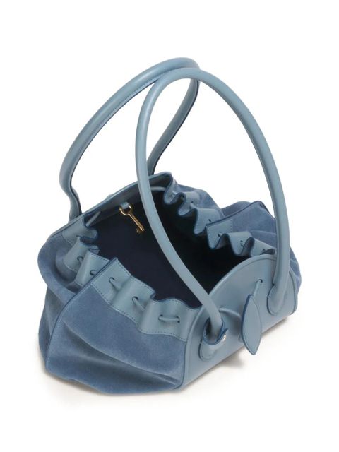 Marni Tulipea drawstring top-handle shoulder bag - Blue