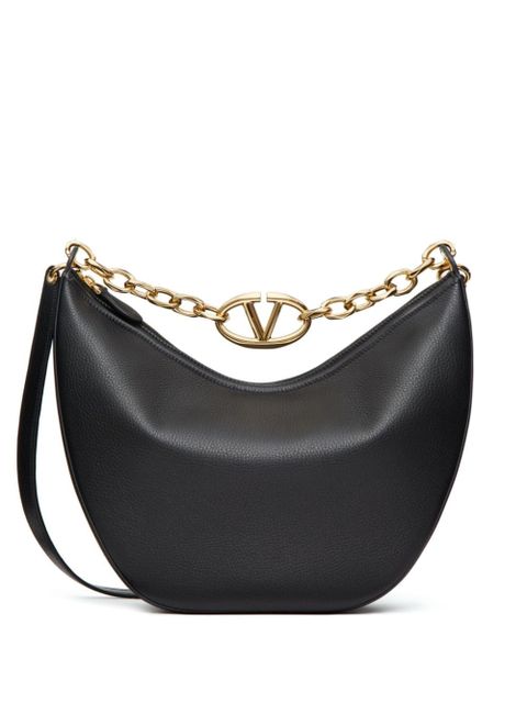 Valentino Garavani medium VLogo Moon Hobo bag - Black - zdjęcie produktu nr 1
