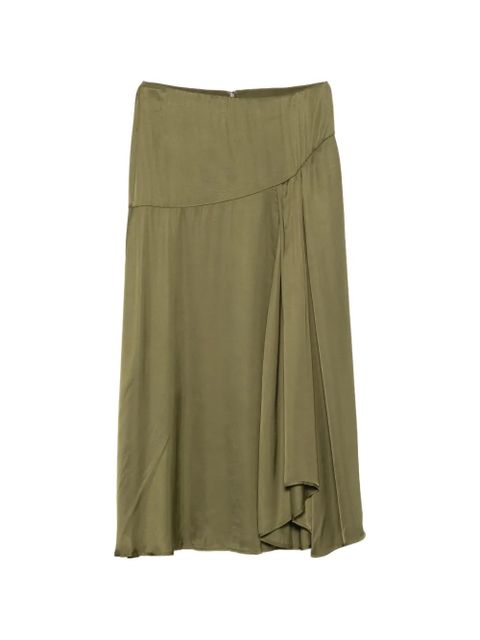 Essentiel Antwerp draped-detail skirt - Green - zdjęcie produktu nr 1