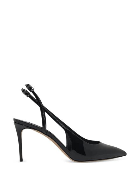 Casadei pointed-toe slingback pumps - Black - zdjęcie produktu nr 1
