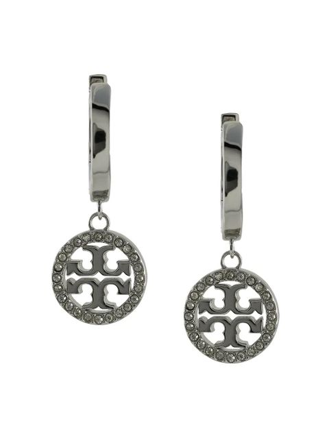 Tory Burch Miller hoop earrings - Silver - zdjęcie produktu nr 1