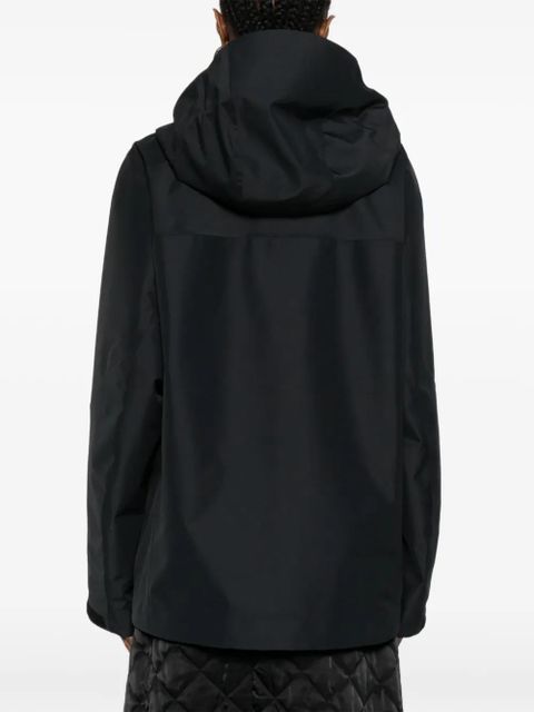 Prada hooded zip-up jacket - Black