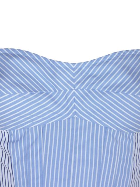 Simkhai Chamberlain striped midi dress - Blue