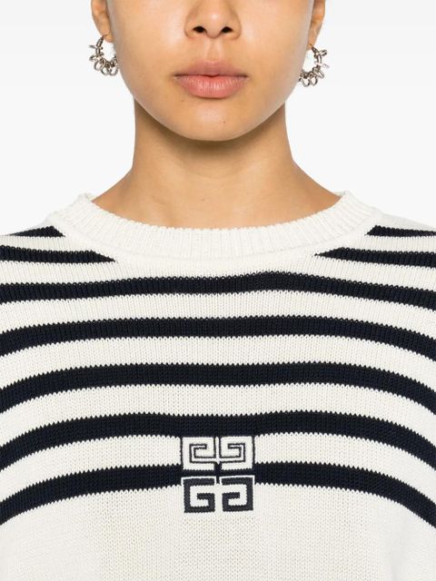 Givenchy 4G-embroidered jumper - White