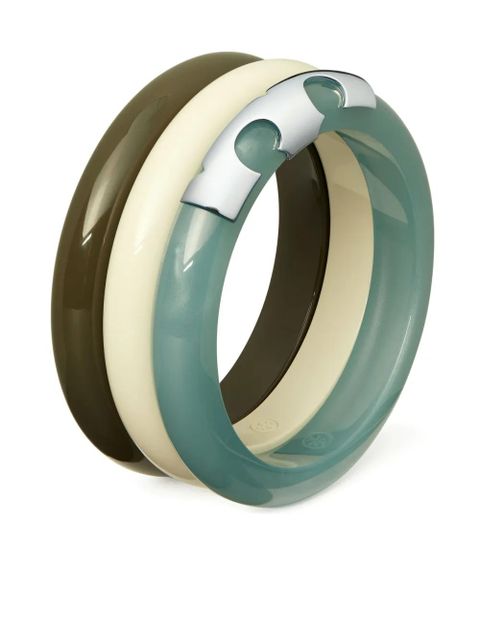 Tory Burch Resin bangle set - Blue - zdjęcie produktu nr 2