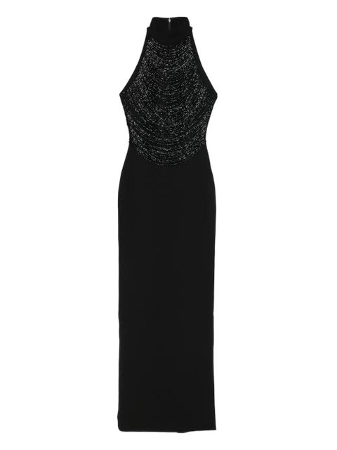 Solace London Portia embellished halterneck maxi dress - Black - zdjęcie produktu nr 1
