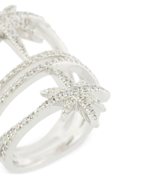 APM Monaco Double Météorites ring - Silver