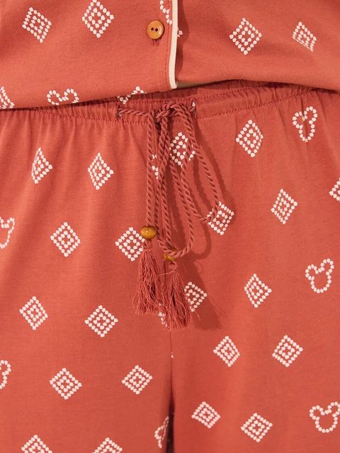 women'secret piżama bawełniana damska kolor pomarańczowy bawełniana 3139909