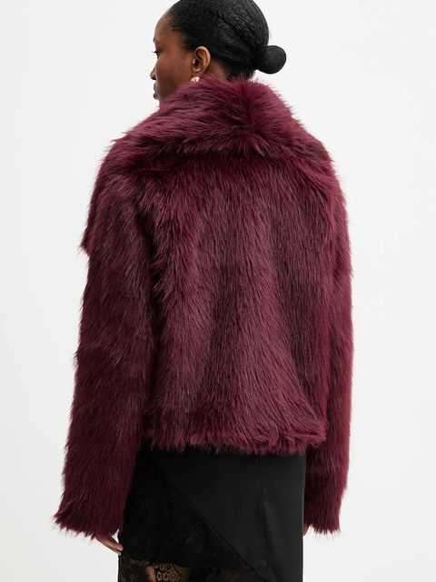 Answear.LAB kurtka kolor bordowy - zdjęcie produktu nr 2